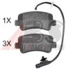 OPEL 4406237 Brake Pad Set, disc brake